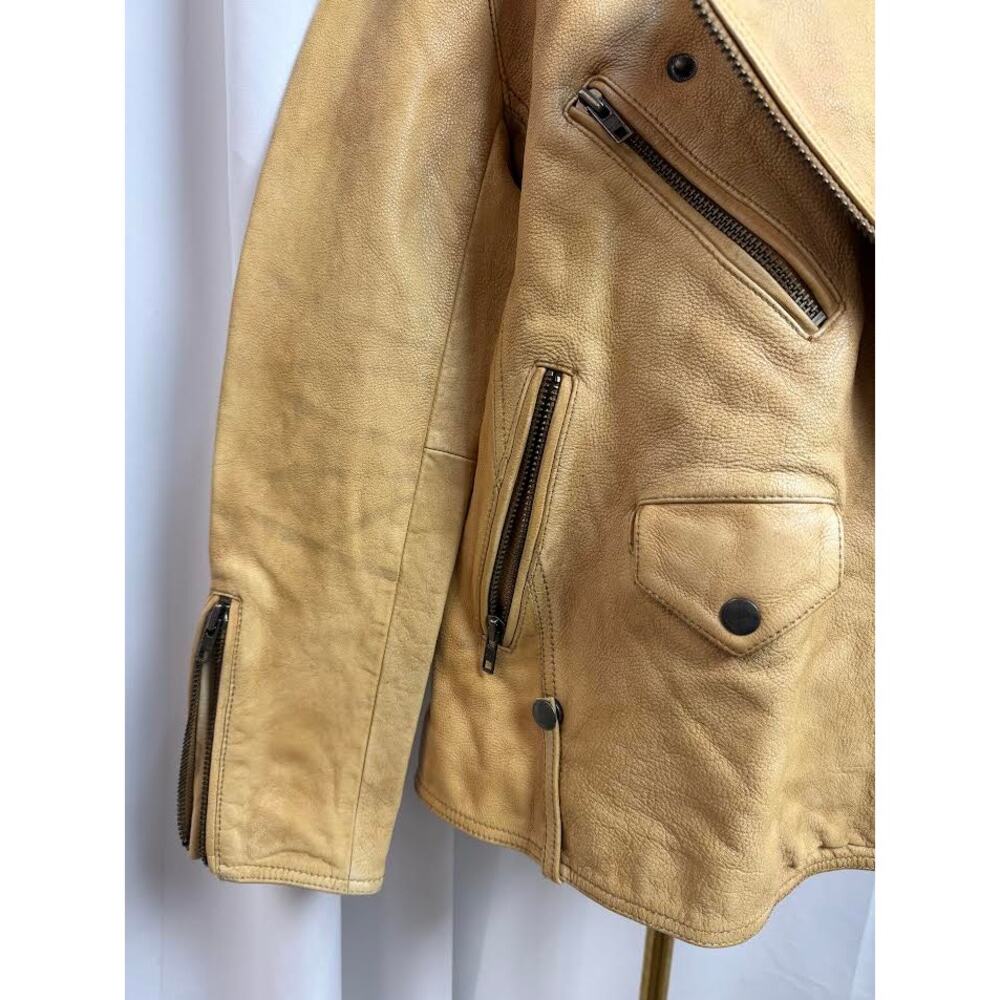 New!  Free People Jealousy Leather‎ Moto Jacket X-SMALL - Picture 8 of 10